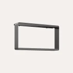 Półka wisząca pozioma – gun metal – – BOCCO Półka wisząca pozioma – gun metal