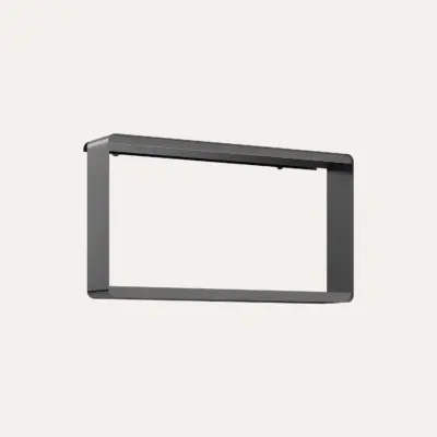 Półka wisząca pozioma – gun metal – – BOCCO Półka wisząca pozioma – gun metal