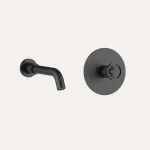 Bateria wannowa podtynkowa Nebis – czarny mat - Kolekcja Nebis - BOCCO