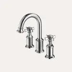 Bateria umywalkowa nablatowa z osobnym mieszaczem Classic – chrom