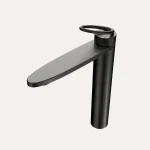 Bateria umywalkowa nablatowa wysoka Essia – gun metal – Kolekcja Essia – BOCCO Bateria umywalkowa nablatowa wysoka Essia – gun metal