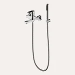 Bateria wannowa natynkowa Arcos – chrom – Kolekcja Arcos – BOCCO Bateria wannowa natynkowa Arcos – chrom