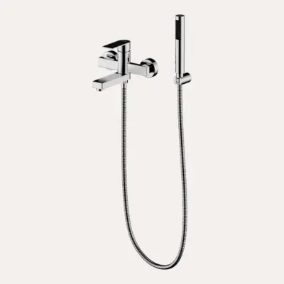 Bateria wannowa natynkowa Arcos – chrom – Kolekcja Arcos – BOCCO Wariant koloru