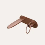 Bateria umywalkowa podtynkowa Essia – różowe złoto szczotkowane - Kolekcja Essia - BOCCO