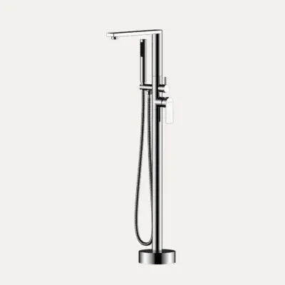 Bateria wannowa wolnostojąca Arcos – chrom