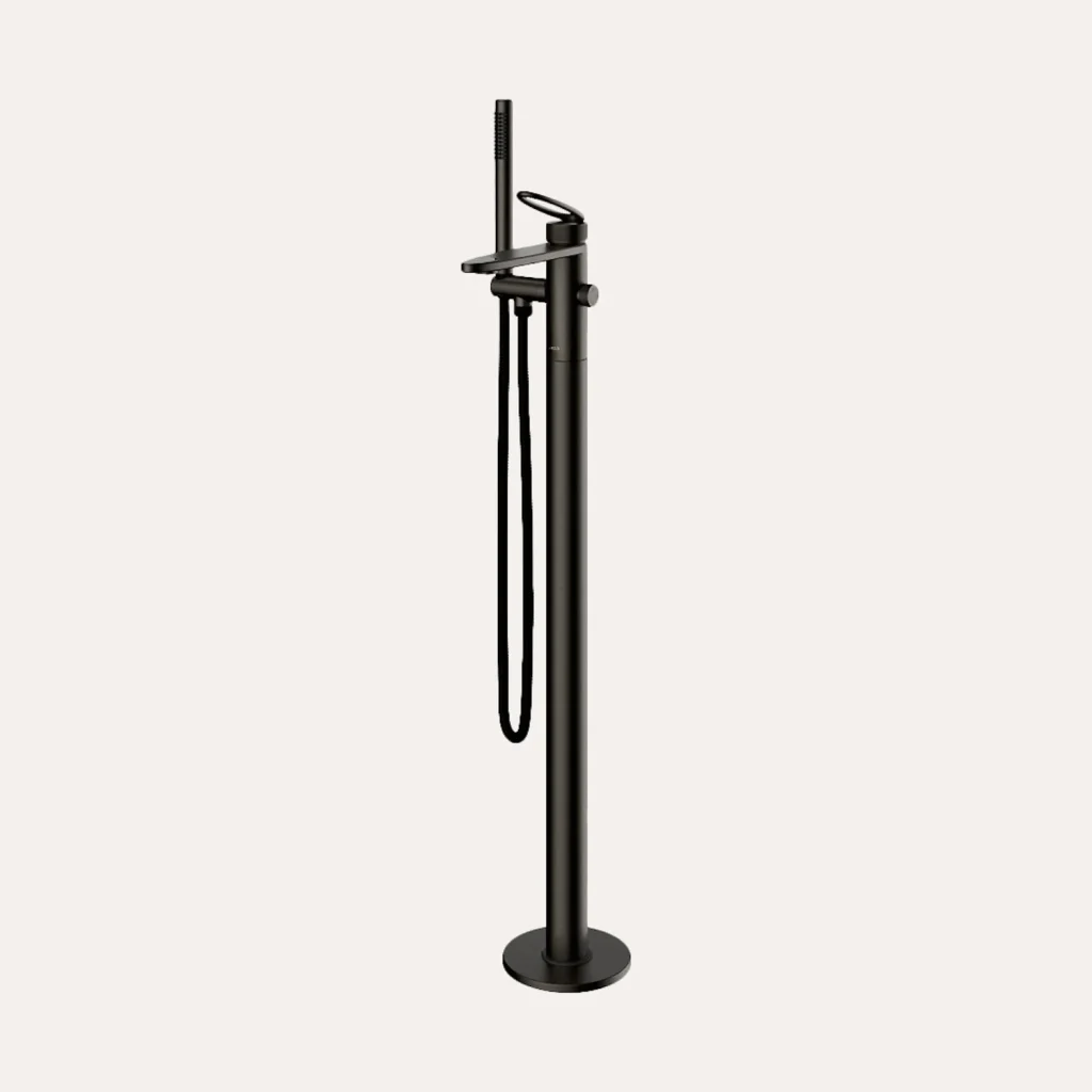 Bateria wannowa wolnostojąca Essia – gun metal - Kolekcja Essia - BOCCO