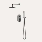 Zestaw prysznicowy podtynkowy Arcos – gun metal - Kolekcja Arcos - BOCCO