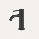 Bateria umywalkowa nablatowa niska Structa – czarny mat – Kolekcja Structa – BOCCO Bateria umywalkowa nablatowa niska Structa – czarny mat