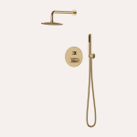 Zestaw prysznicowy podtynkowy Vellum – złoto szczotkowane - Kolekcja Vellum - BOCCO