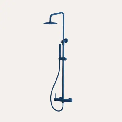 Zestaw prysznicowy natynkowy Structa – cobalt blue – Kolekcja Structa – BOCCO Wariant koloru