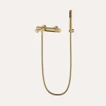 Bateria wannowa natynkowa Vellum – złoto szczotkowane - Kolekcja Vellum - BOCCO