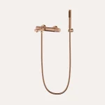 Bateria wannowa natynkowa Vellum – różowe złoto szczotkowane - Kolekcja Vellum - BOCCO