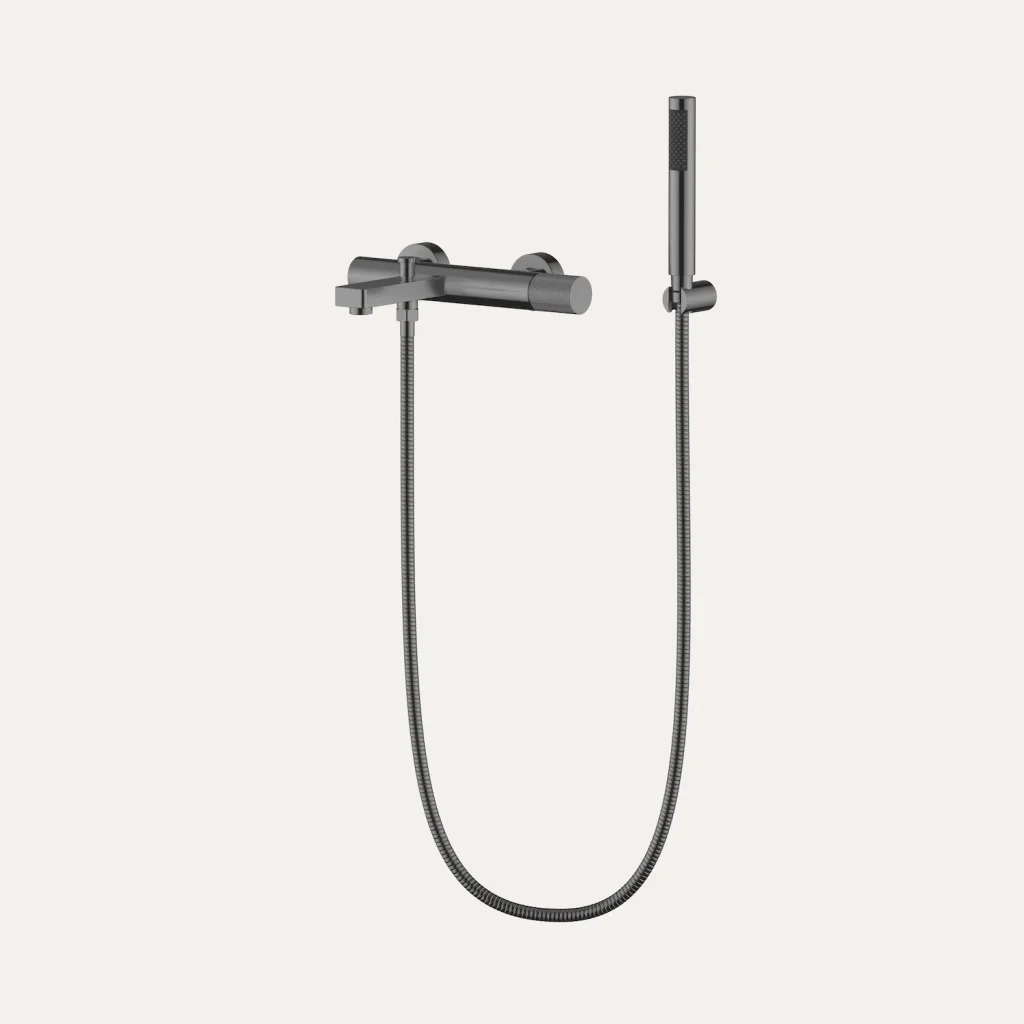 Bateria wannowa natynkowa Vellum – gun metal - Kolekcja Vellum - BOCCO