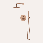 Zestaw prysznicowy podtynkowy Vellum - różowe złoto szczotkowane - Kolekcja Vellum - BOCCO