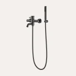 Bateria wannowa natynkowa Liora – gun metal – Kolekcja Liora – BOCCO Bateria wannowa natynkowa Liora – gun metal