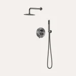 Zestaw prysznicowy podtynkowy Liora – gun metal – Kolekcja Liora – BOCCO Zestaw prysznicowy podtynkowy Liora – gun metal