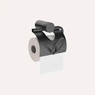 Uchwyt na papier toaletowy Essia – gun metal – Kolekcja Essia – BOCCO Wariant koloru