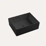 CL01SQUBC-1 Umywalka nablatowa Frame prostokątna – czarny mat