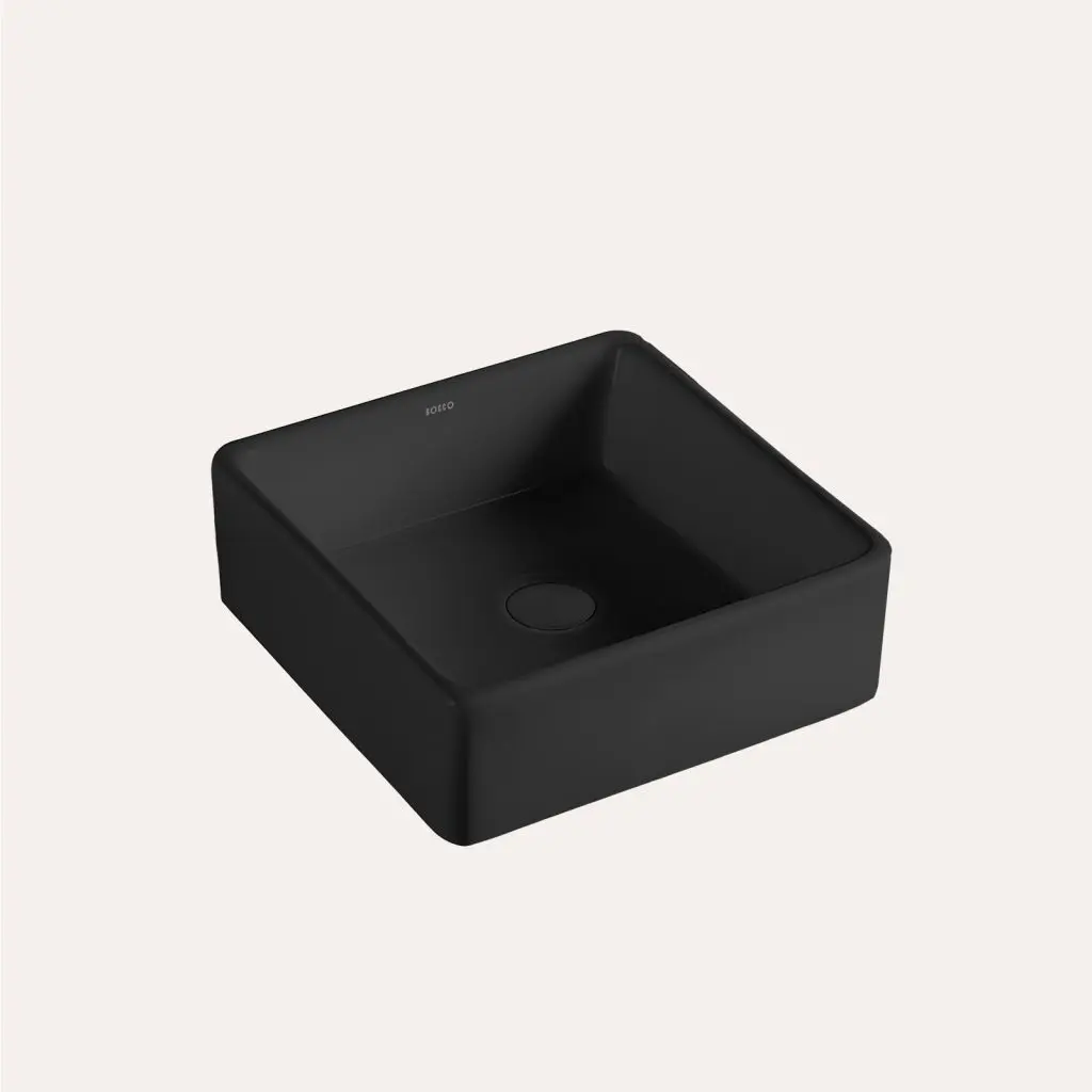 Umywalka nablatowa Frame kwadratowa – czarny mat Umywalka nablatowa Frame kwadratowa – czarny mat