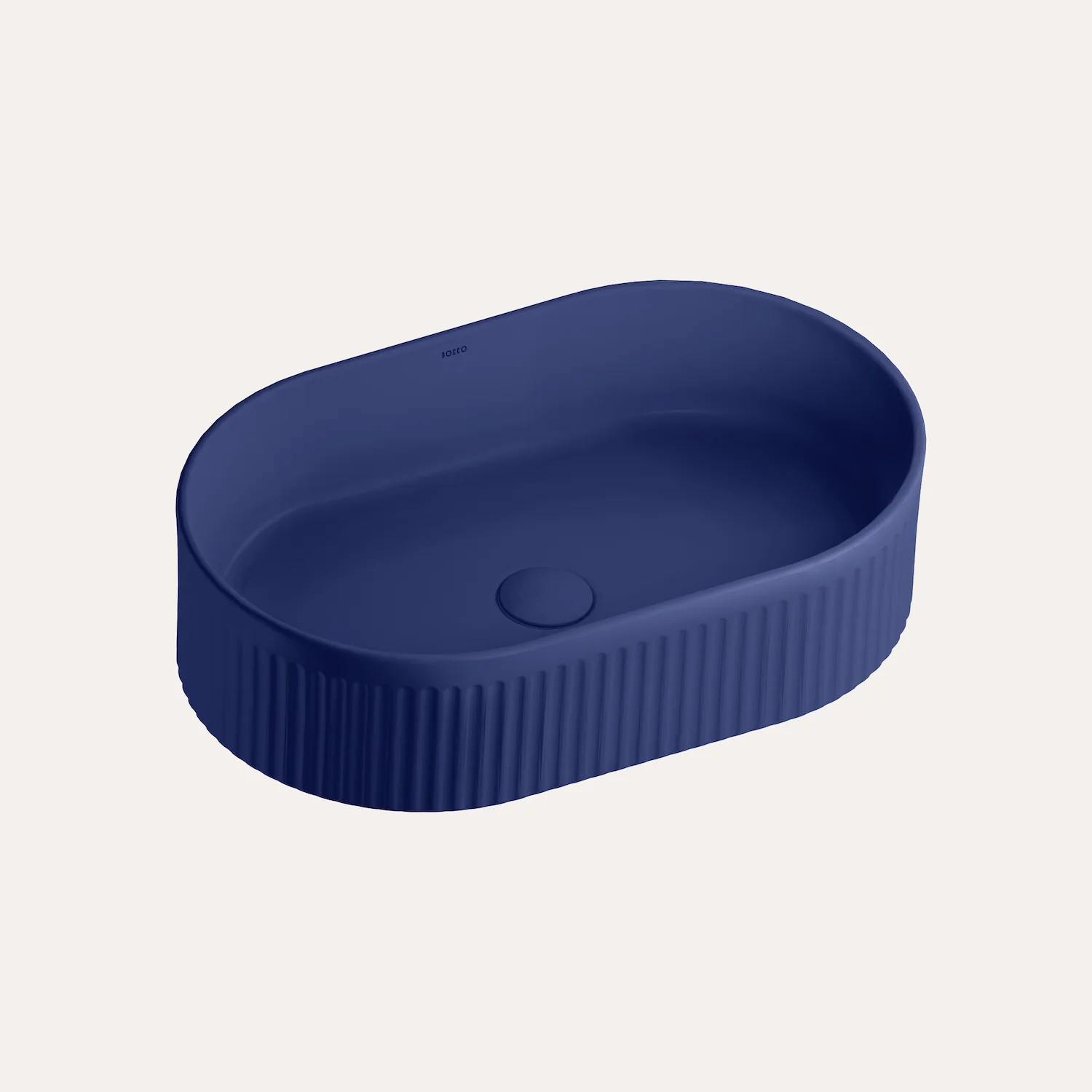 Umywalka nablatowa Pleat - cobalt blue