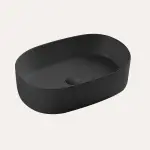 Umywalka nablatowa Charm owalna – czarny mat – Kolekcja Charm – BOCCO Umywalka nablatowa Charm owalna – czarny mat