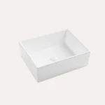 Umywalka nablatowa Frame prostokątna – biały połysk - Kolekcja Frame - BOCCO