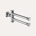 Wieszak na ręcznik podwójny Classic 25 cm – chrom