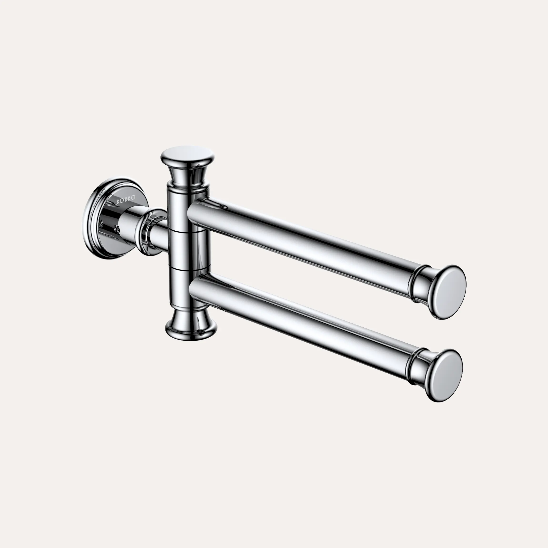 Wieszak na ręcznik podwójny Classic 25 cm – chrom
