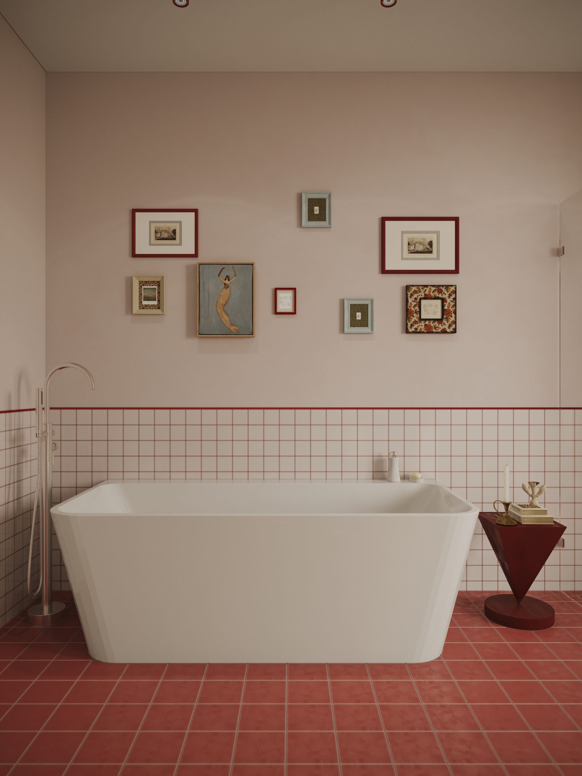 5 odważnych i modnych połączeń płytek z fugami