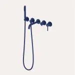 Zestaw wannowo-prysznicowy 5-otworowy podtynkowy Structa - cobalt blue
