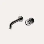 Bateria umywalkowa podtynkowa Nebis – gun metal