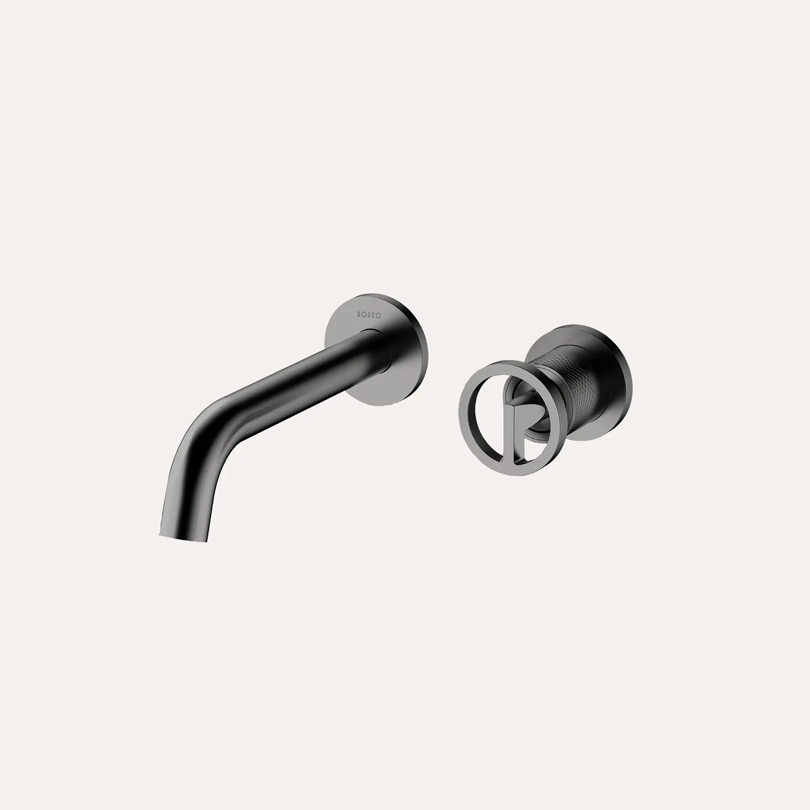 Bateria umywalkowa podtynkowa Nebis – gun metal