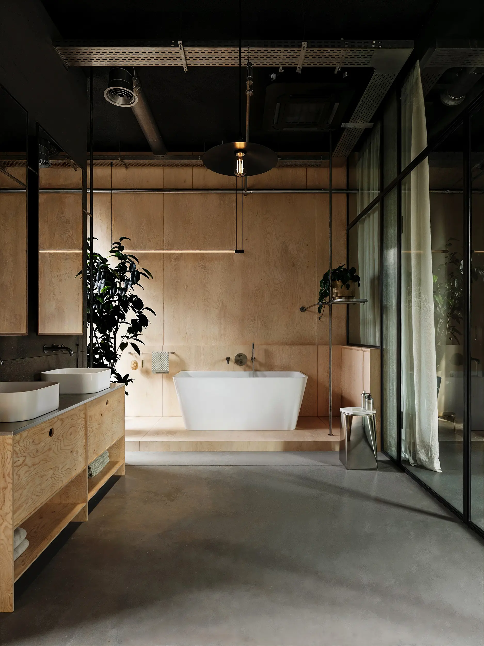 Walk-in Soho – czarny mat