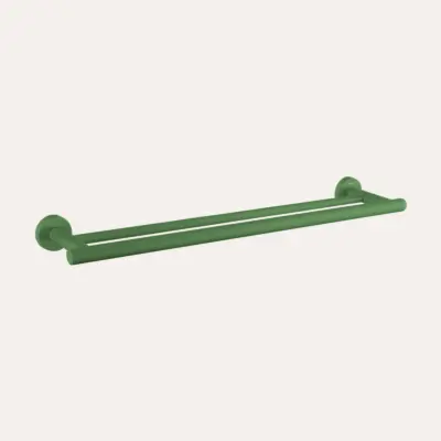 Wieszak na ręcznik podwójny Structa - sage green