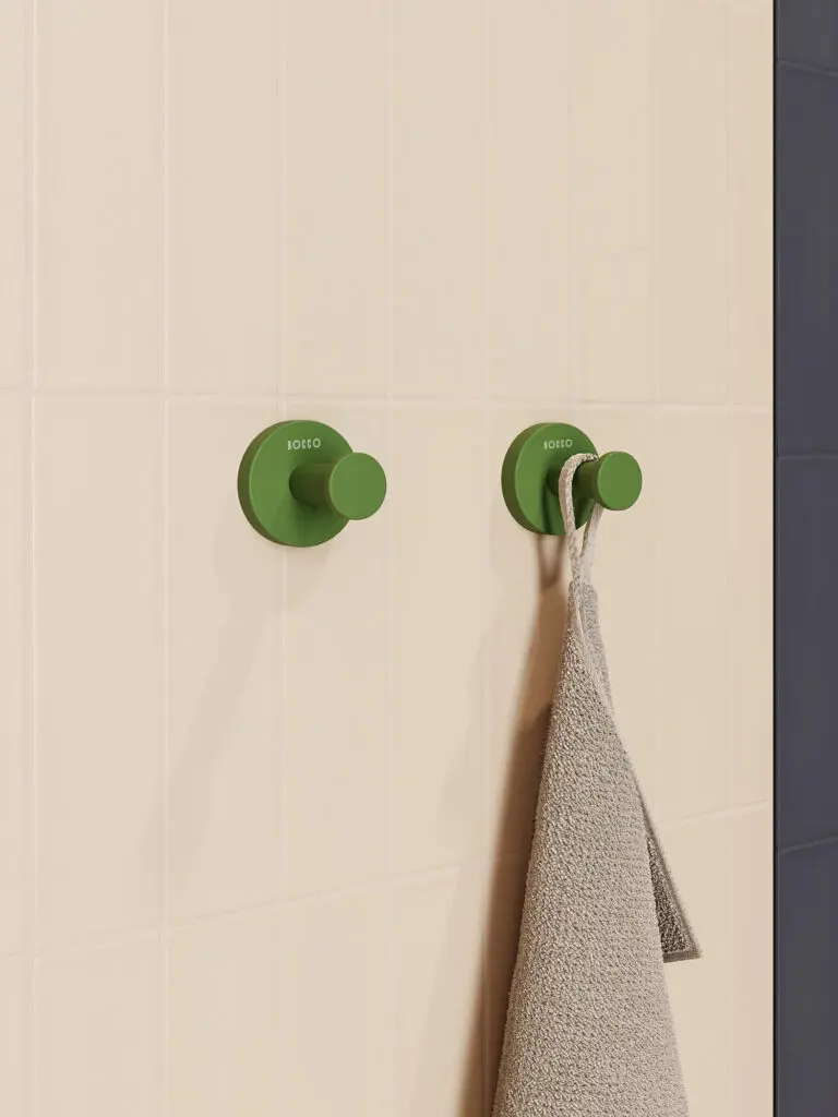 Haczyk na ręcznik Structa – sage green Haczyk na ręcznik Structa – sage green