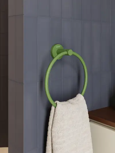 Wieszak na ręcznik Structa – sage green