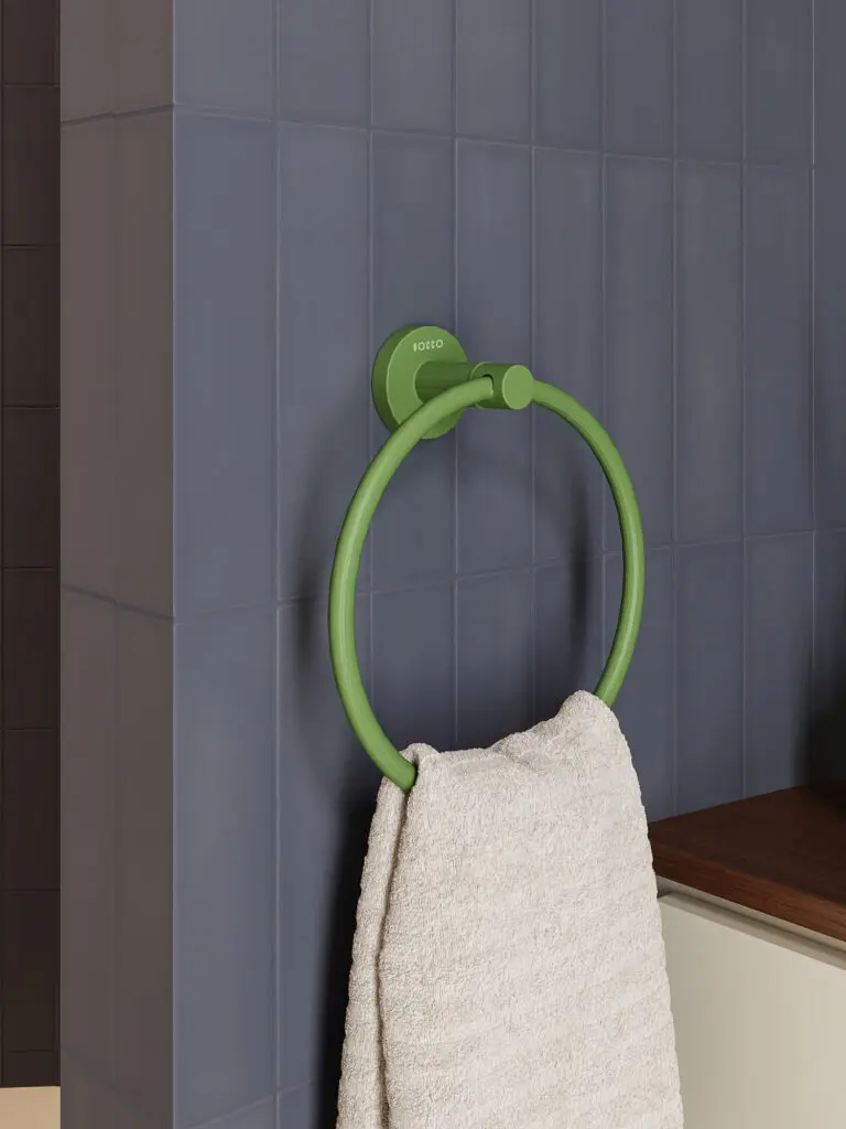 Wieszak na ręcznik Structa – sage green Wieszak na ręcznik Structa – sage green