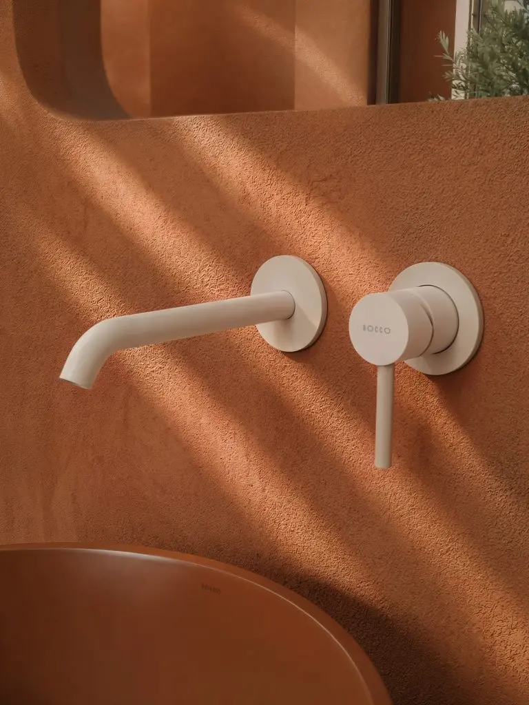 Bateria umywalkowa podtynkowa Structa – beż Bateria umywalkowa podtynkowa Structa – beż