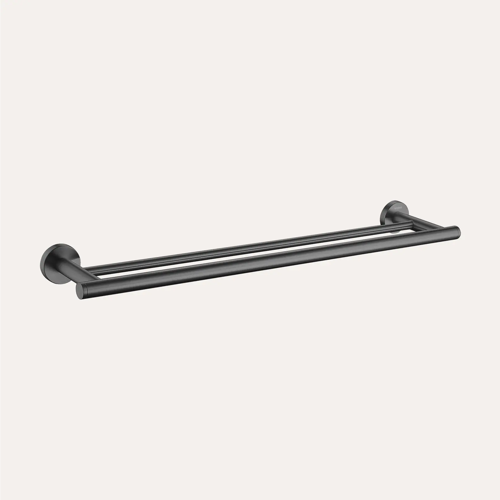 Wieszak na ręcznik podwójny Structa - gun metal