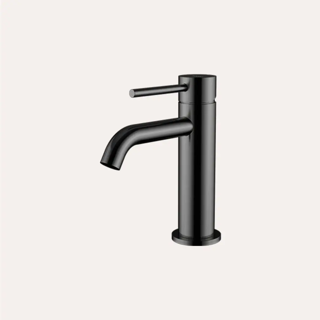 Bateria umywalkowa nablatowa niska Structa – gun metal Bateria umywalkowa nablatowa niska Structa – gun metal