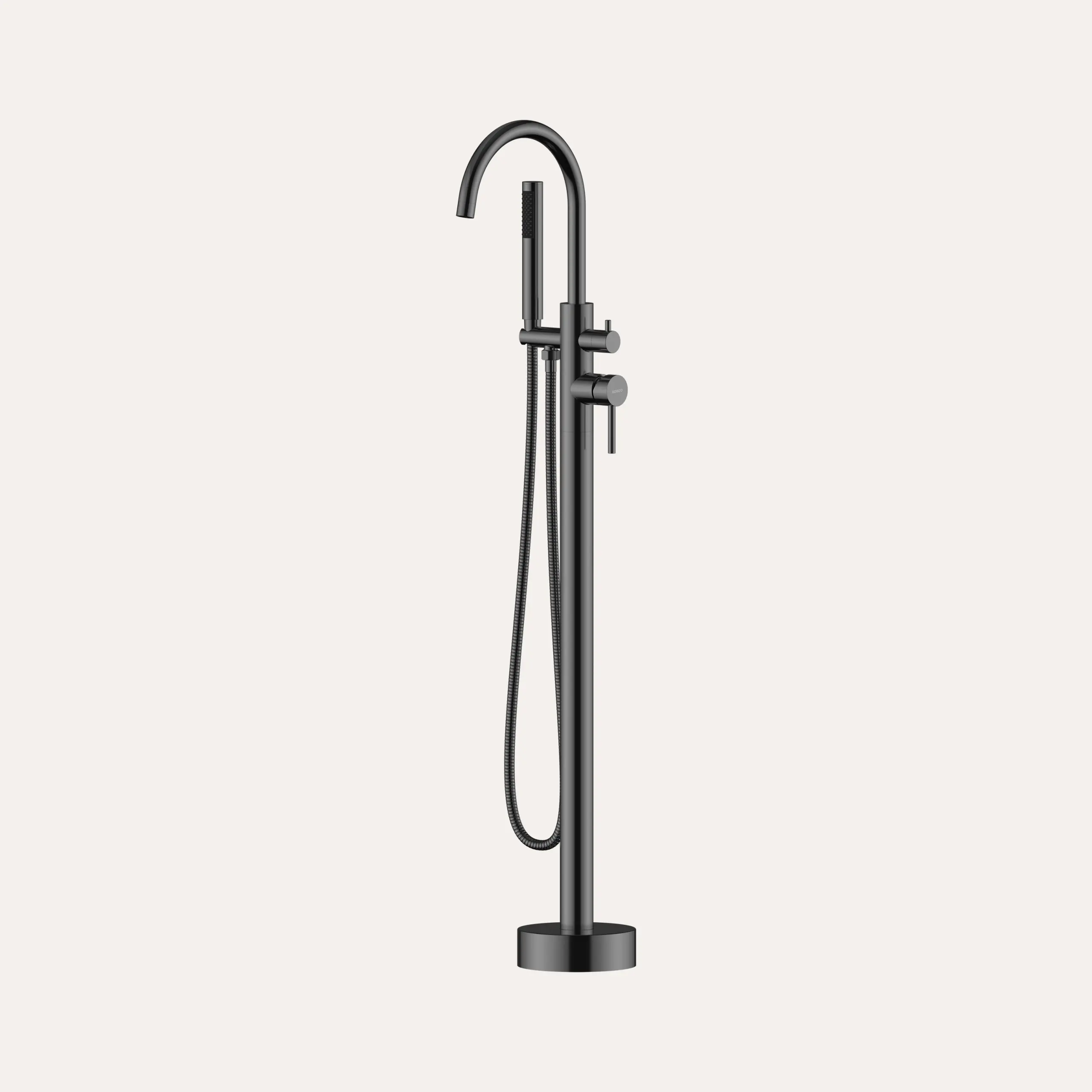 Bateria wannowa wolnostojąca Structa – gun metal