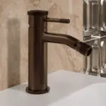 Bateria bidetowa Liora – brąz szczotkowany