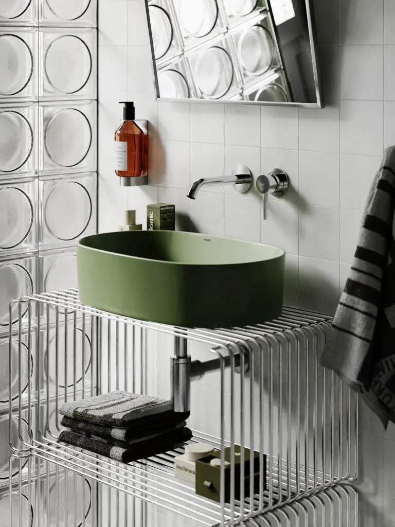 Bateria umywalkowa podtynkowa Structa – chrom