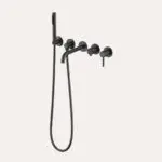 Zestaw wannowo-prysznicowy 5-otworowy podtynkowy Structa - gun metal